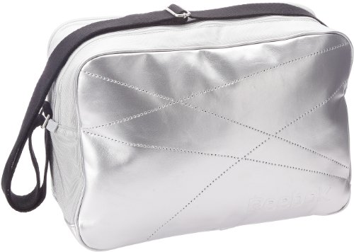 Reebok Messenger Silver 8001 Met-Sld - Sac multisport mixte adulte - Argent