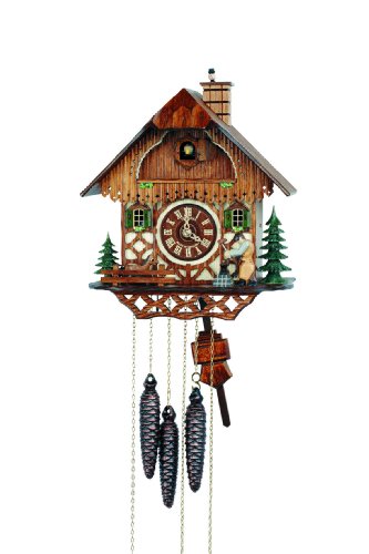 Schneider Black Forest 11 Inch Musical Blacksmith Cuckoo Clock