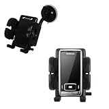 Samsung SGH-G800 Flexible Car Windshield Holder - Gomadic Brand