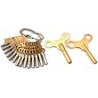 16 Pocket Watch Clock Chime Keys Winding Tools Sz 00-12