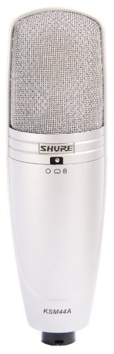 Shure KSM44A Multi-Pattern Large Dual-Diaphragm Side-Address Condenser Microphone