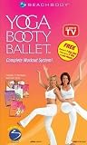 Yoga Booty Ballet Complete Workout System DVD SET - Squishy Toning Ball Included Inside As a Free Bonus.