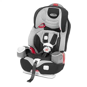 Graco 8J00MTX Nautilus 3-in-1 Convertible Car Seat in Grey
