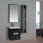 Contemporary Bathroom Vanity Set with Porcelain Sink and Faucet Wall-Mount CBV7354