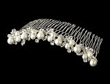 Stunning Swarovski Crystal and Pearl Bridal Comb