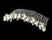Stunning Swarovski Crystal and Pearl Bridal Comb