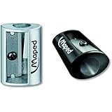 Maped Satellite 1-Hole Metal Pencil Sharpener, Assorted colors(034019)