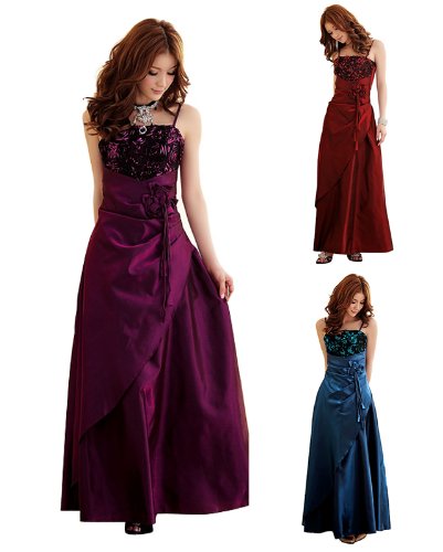 Satin Abendkleid 3106