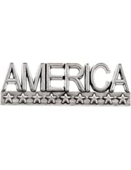 AMERICA Lapel Pin in 14k Yellow Gold