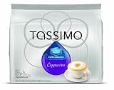 Maxwell House Cafe Collection Cappucino, T-Discs for Tassimo Coffeemakers, 8 Espresso & 8 Milk Creamers Packages,  (Pack of 5)