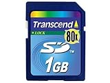 Transcend 1 GB 80x SD Flash Memory Card