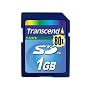 Transcend Ultra Speed - Flash memory card - 1 GB - 80x - SD Memory Card