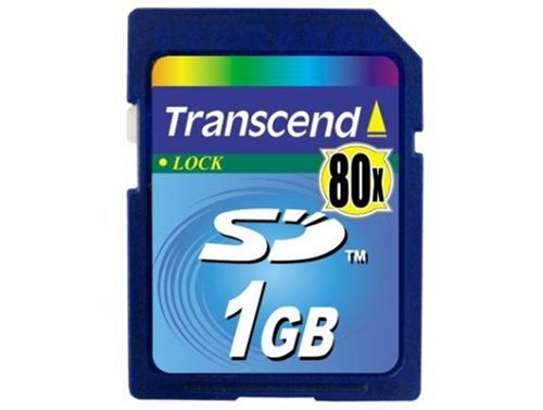 Transcend 1Gb Sd Card 80X