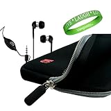 8GB Archos 70 Tablet Black Carrying Case + Compatible Earbud Earphones + Va ....