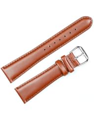 Coach Leather Watchband Havana 17mm - by deBeer