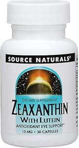 Amazon.com: Source Naturals Zeaxanthin 4mg with Lutein-30 Capsules ...