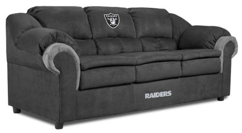 Oakland Raiders NFL Pub Sofa