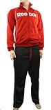 Reebok Mens Red/Black Tracksuit Full Tracksuit
