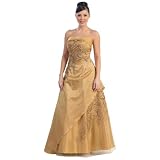 Strapless Elegant Prom Dress JR Long Gown #2409