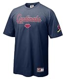St. Louis Cardinals Blue MLB Practice 8 Short Sleeve Tee Shirt By Nike Team Sports