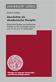 Geschichte als akademische Disziplin