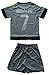 2015/2016 REAL MADRID CF GRAY AWAY CRISTIANO RONALDO 7 FOOTBALL SOCCER KIDS JERSEY AND SHORT (8-9 YEARS)