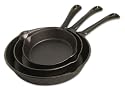 Sunbeam 3 Piece Fry Pan Set, Black