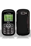 Black Rubberized Protector Case for LG Octane VN530