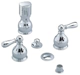 American Standard 7391.733.002 Hampton Fixture Mounted Bidet Fitting with Vacuum Breaker and Speed Connect Drain, Polished Chrome