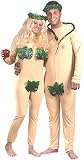 Adult Adam & Eve Couple Halloween Costume