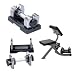Bayou Fitness Adjustable Dumbbell Bench with Dumbbells (Two 25-Pounds)