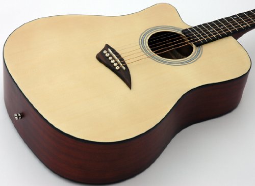 NEW QUALITY CUTAWAY LEFTY ACOUSTIC GUITAR