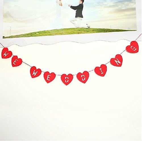 Lucky Beth Creative Personality Continental Letter Garland Wedding Room Decoration Photography Props Wedding Supplies