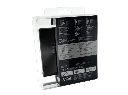 A-DATA Nobility Series NH92 640 GB Portable External Hard Drive ANH92640GUCBK ( Black )