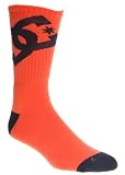 DC Ya Brah 5 Socks Orange Mens Sz (10-13)