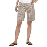 Juniors' Mossimo Supply Co. Tab-Pocket Bermuda Shorts - Buckwheat Plaid