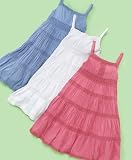Charter Club Little Girl Tiered Crochet-Trim Dress