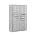 Salsbury Industries 3812D-12AFP 4C Surface Mounted Horizontal Mailbox, Front Loading, Double Column, 12 MB1 Doors, 2 PL5