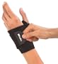 Mueller Wrist Support Wrap, Black, One Size