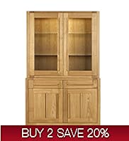 Sonoma Light 2 Door Glazed Top
