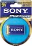 Sony Stamina Platinum Alkaline 9V Battery