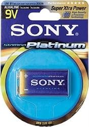 Sony Stamina Platinum Alkaline 9V Battery
