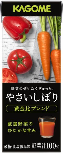 (お徳用ボックス) やさいしぼり 黄金比ブレンド 200ml×24本