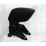 Blk Big Storage Armrest Box Center Console Universal Fit 