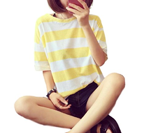 (パレストレンド) PALACE TREND tシャツ レディース おしゃれ 黄色 ピンク 緑 青 藍 灰 ボーダー