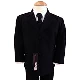 Gino Giovanni Formal Boy Black Suit From Baby to Teen