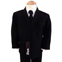 Gino Giovanni Formal Boy Black Suit From Baby to Teen