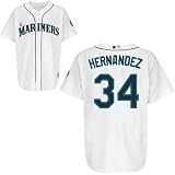 Seattle Mariners Authentic Felix Hernandez Home Jersey