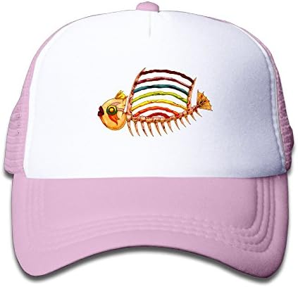 Rainbow Fish Kids Mesh Adjustable Trucker Hats Adjustable