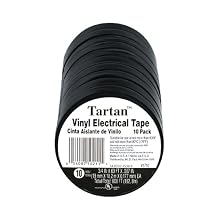 3M 50211-DA-10 Tartan 1710 Electrical Tape, 3/4-Inch by 60-Foot by 0.007-Inch
